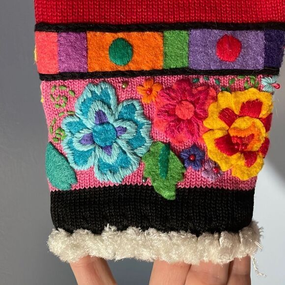 Michael Simon Christmas Cardigan Medium Winter Ski - Picture 4 of 10